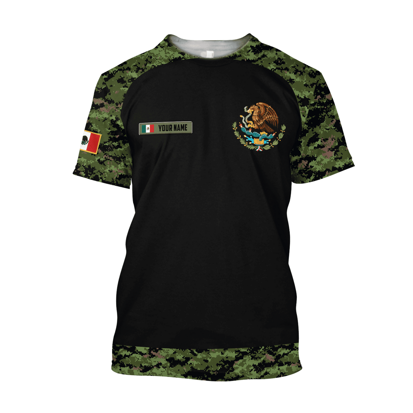 Mexico Combo T-shirt and Short Personalized Name 3D All Over Printed no10