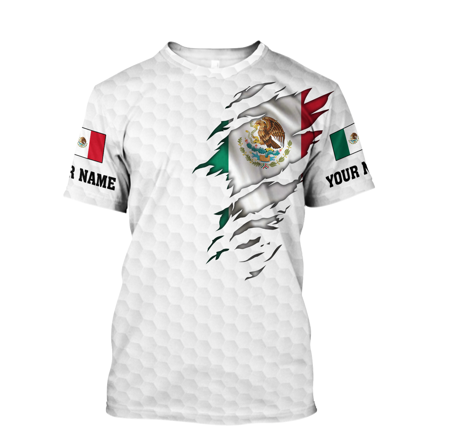 Personalized Name Mexico Combo T-shirt and Short 3D All Over Printed