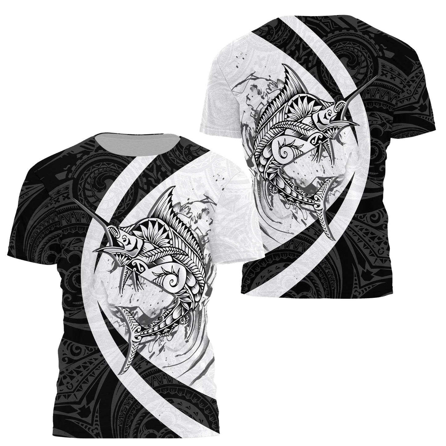 Polynesia No 28 Combo T Shirt Broad Short Marlin Fising