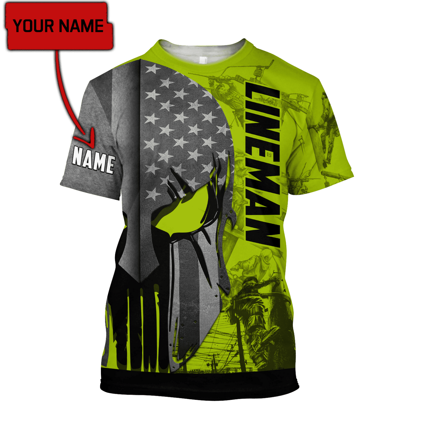 Customize Name Lineman Hoodie For Men And Women DD17052102