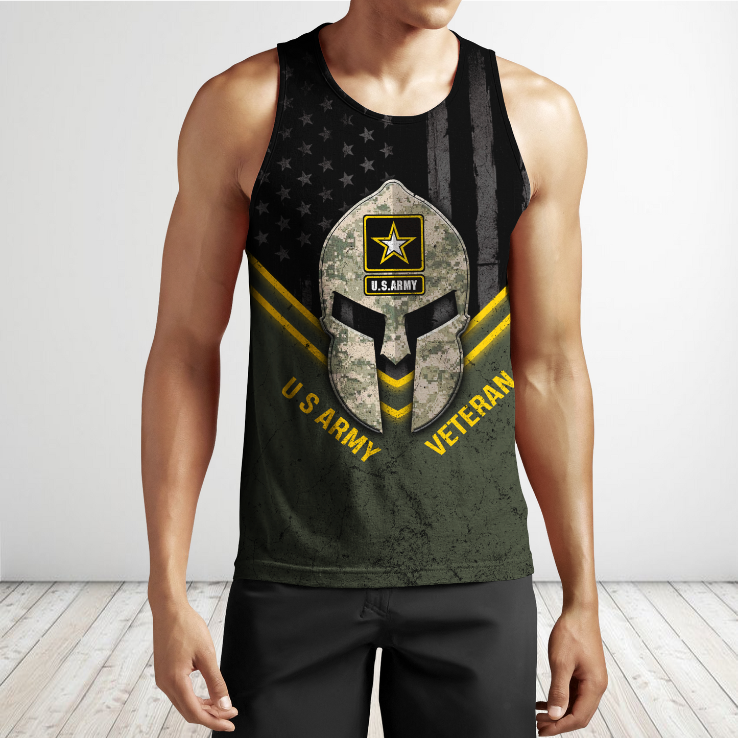 Spartan Soldier US Veteran 3D All Over Printed Shirt Hoodie Pi21082002