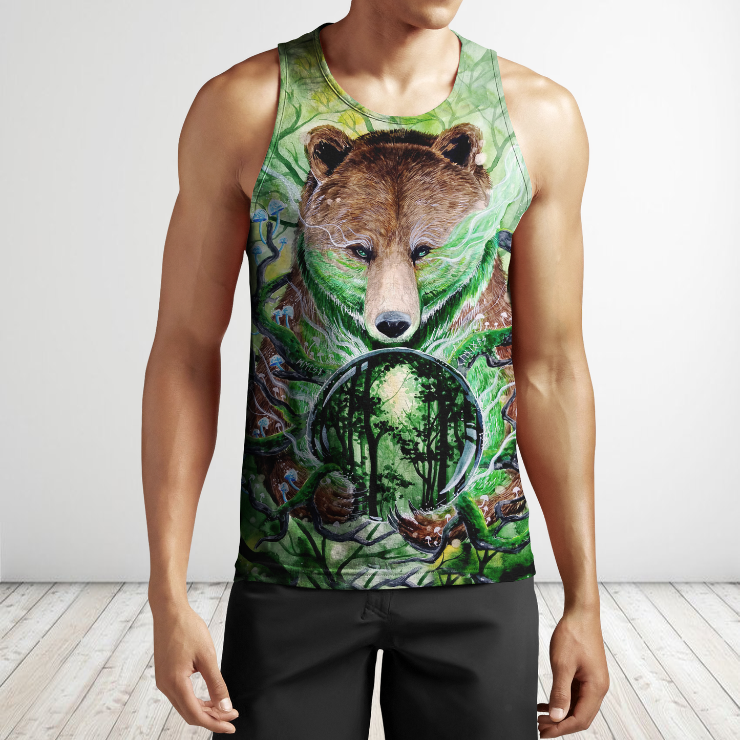 Magic Bear 3D all over printed shirts for men and women Pi121202 PL - Amaze Style™-Apparel