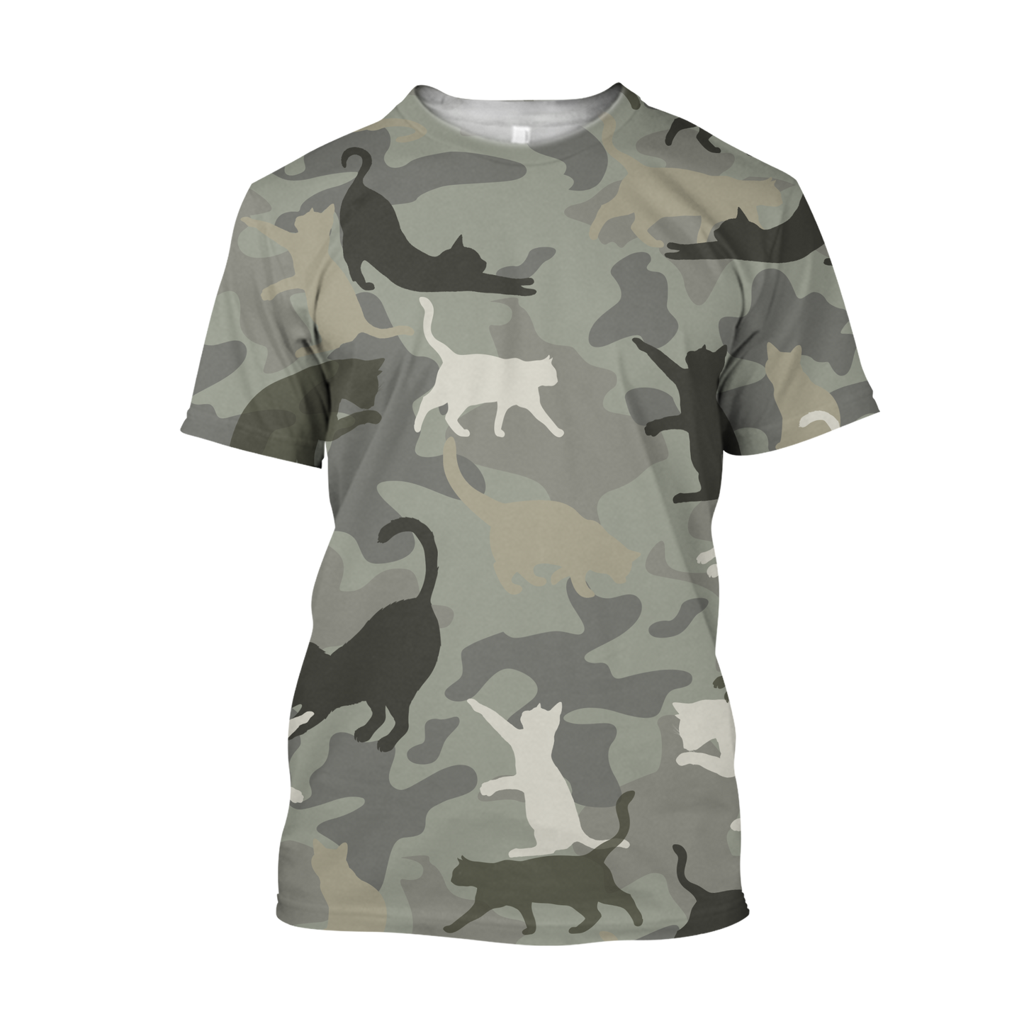 Love Cat Camo premium hoodie sweatshirt