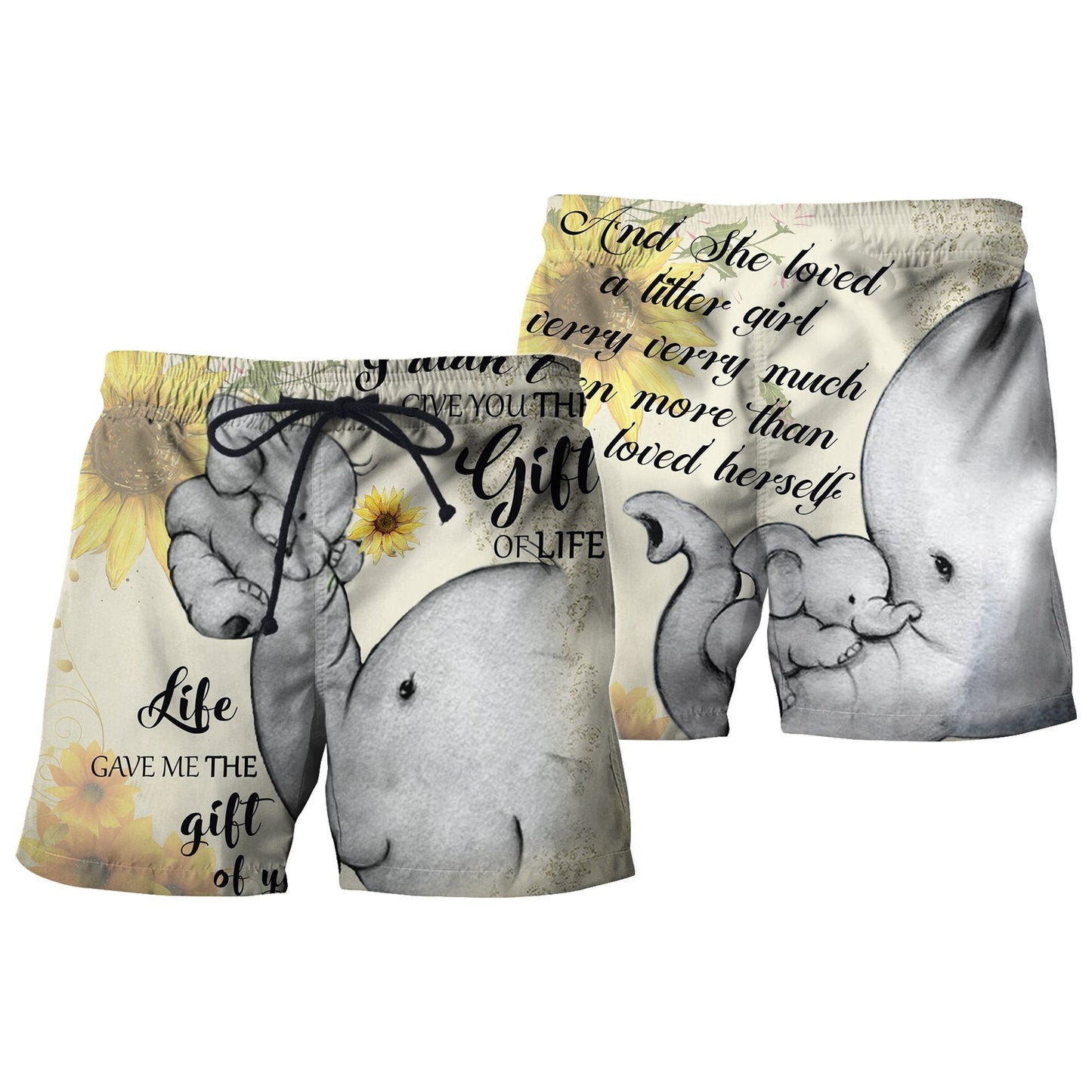 3D All Over Print Love Mom Elephant Hoodie - Amaze Style™-Apparel