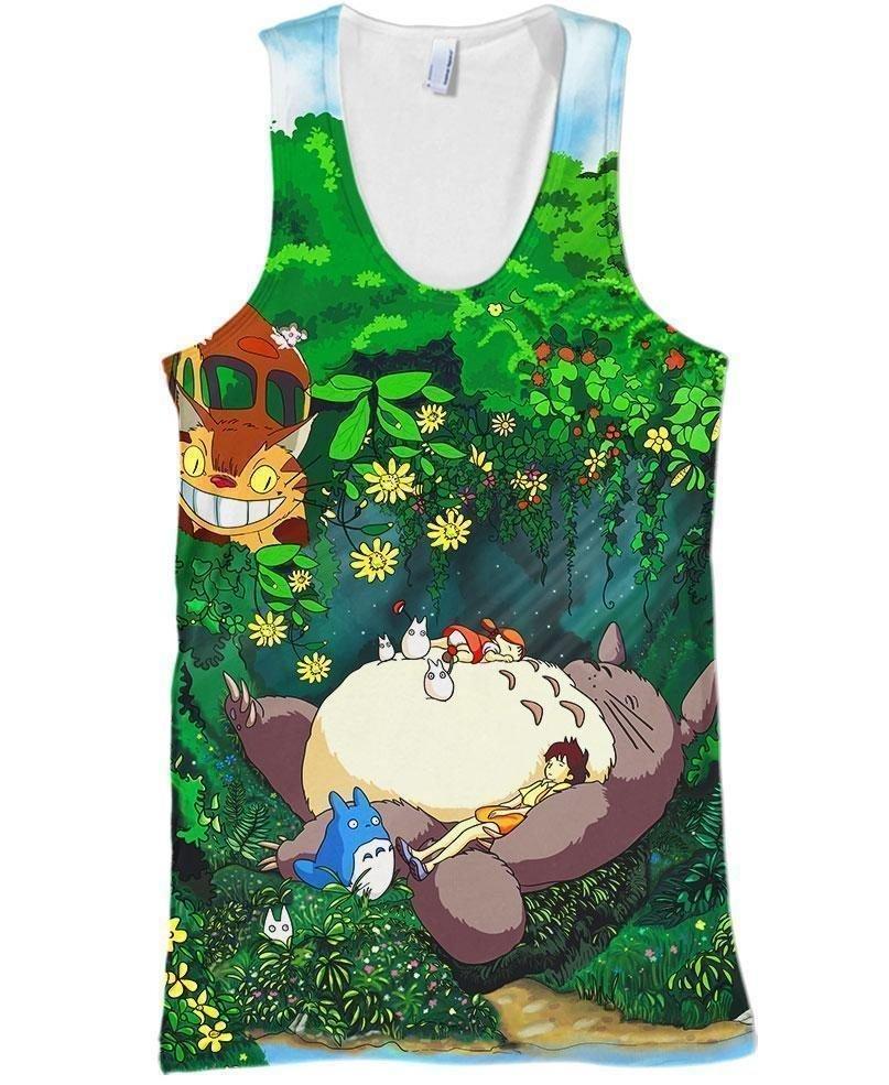 Sleep in the green forest - HC05 - Amaze Style™-ghibli