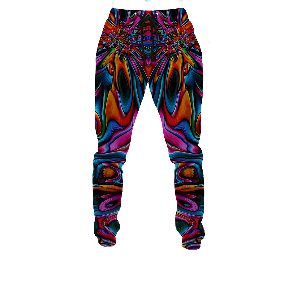 Hippie 3D All Over Printed Unisex Sweatpants