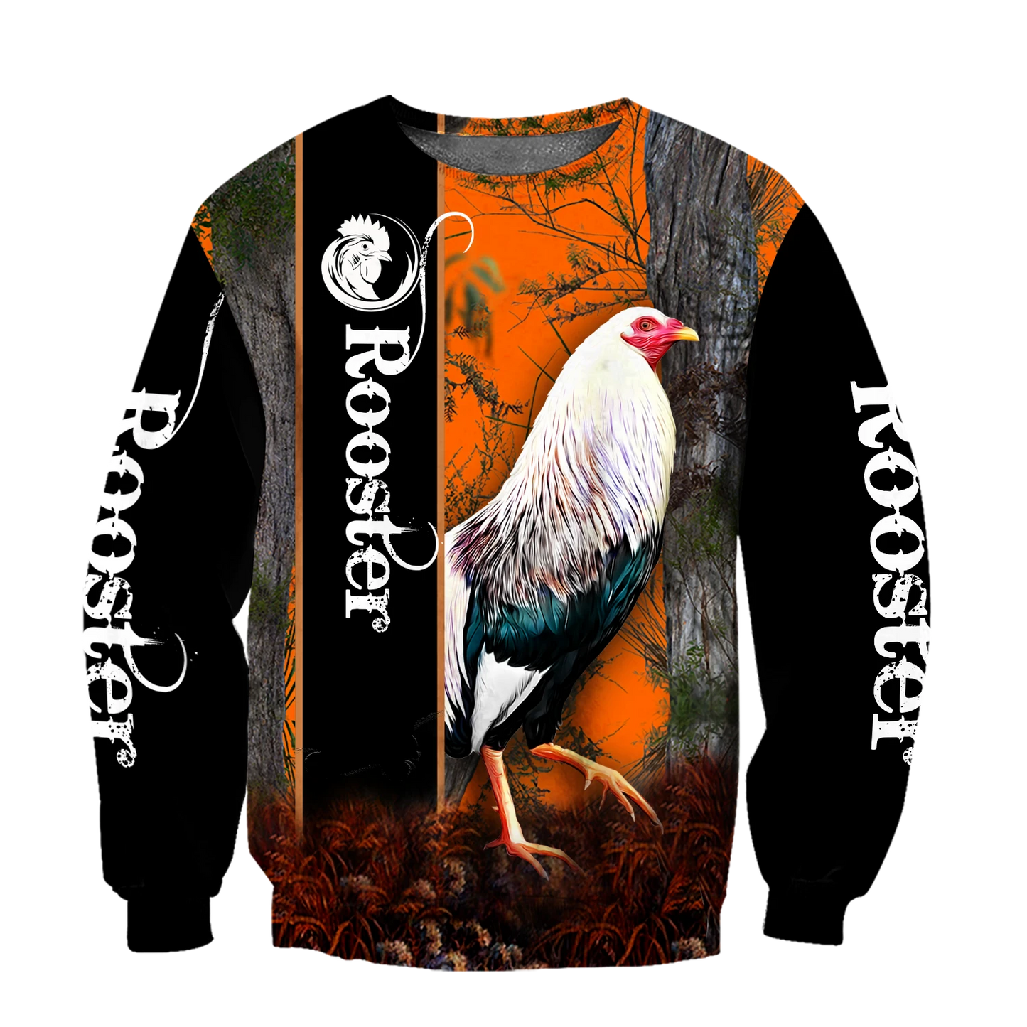 Premium White Rooster Camo 3D All Over Printed Unisex Shirts