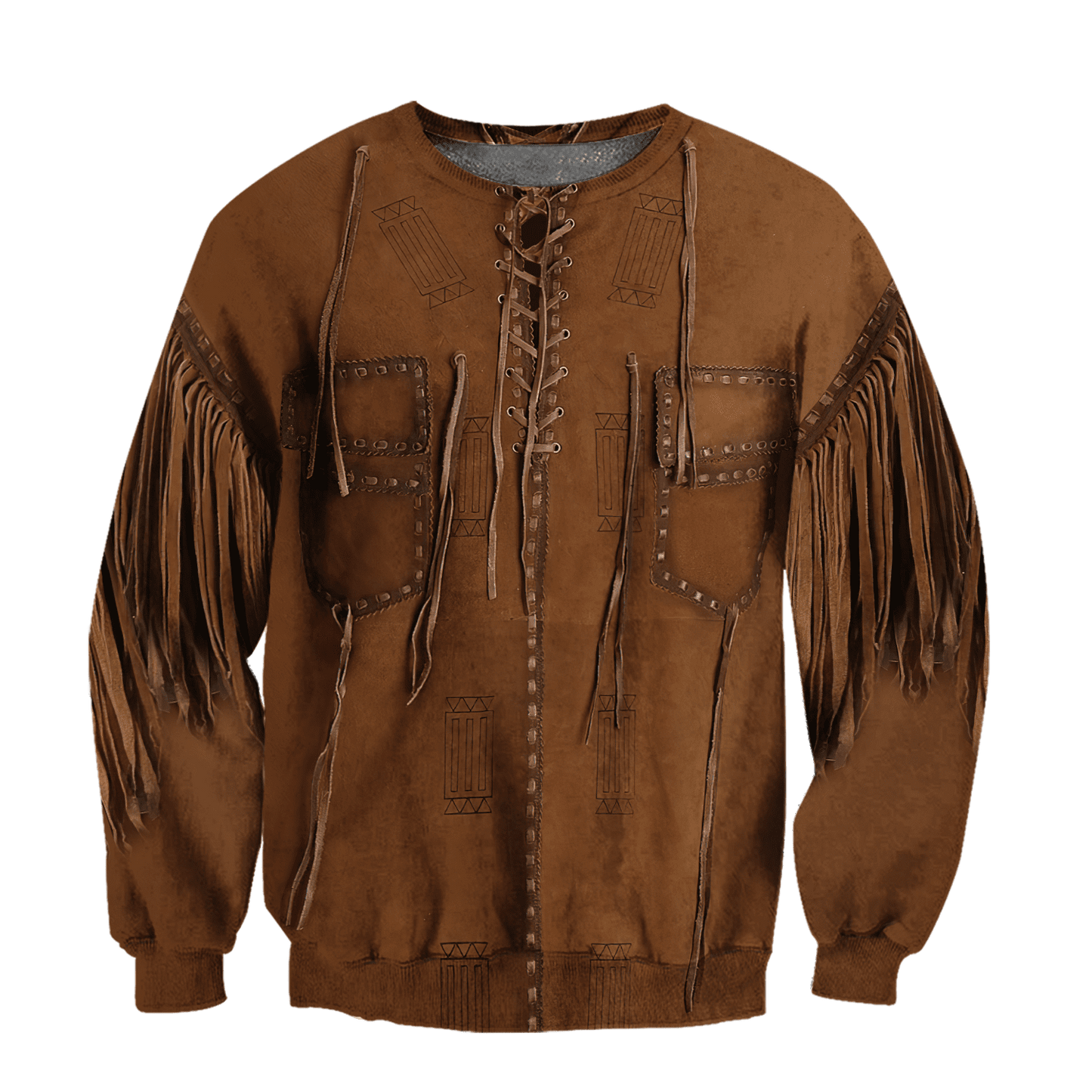 Cowboy Jacket No26 Cosplay 3D Over Printed Unisex Deluxe Hoodie ML