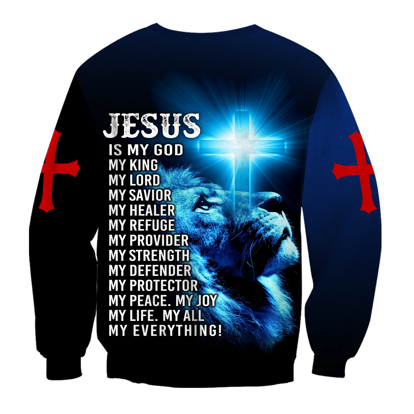 God and Lion - Christian - 3D All Over Printed Style for Men and Women