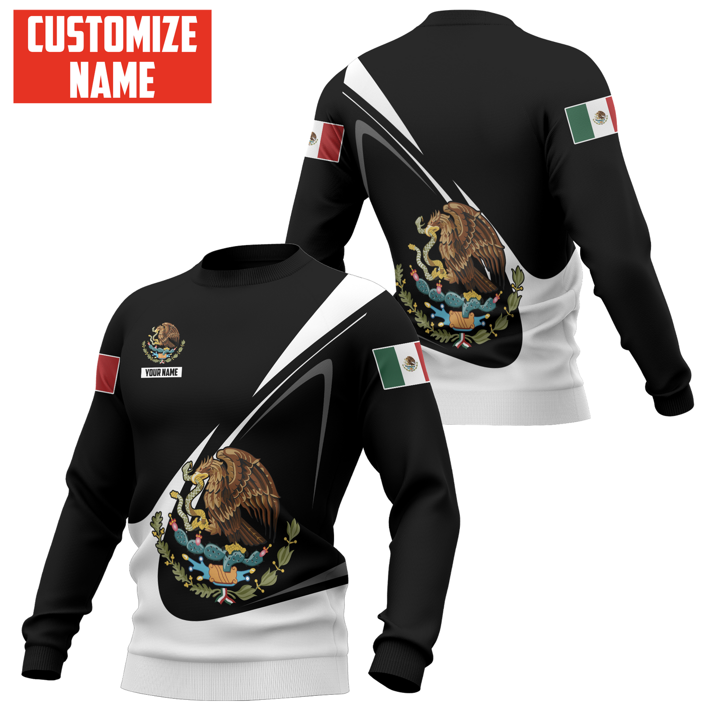 Personalized Name Mexico 3D All Over Printed Unisex Shirts DQB07072101