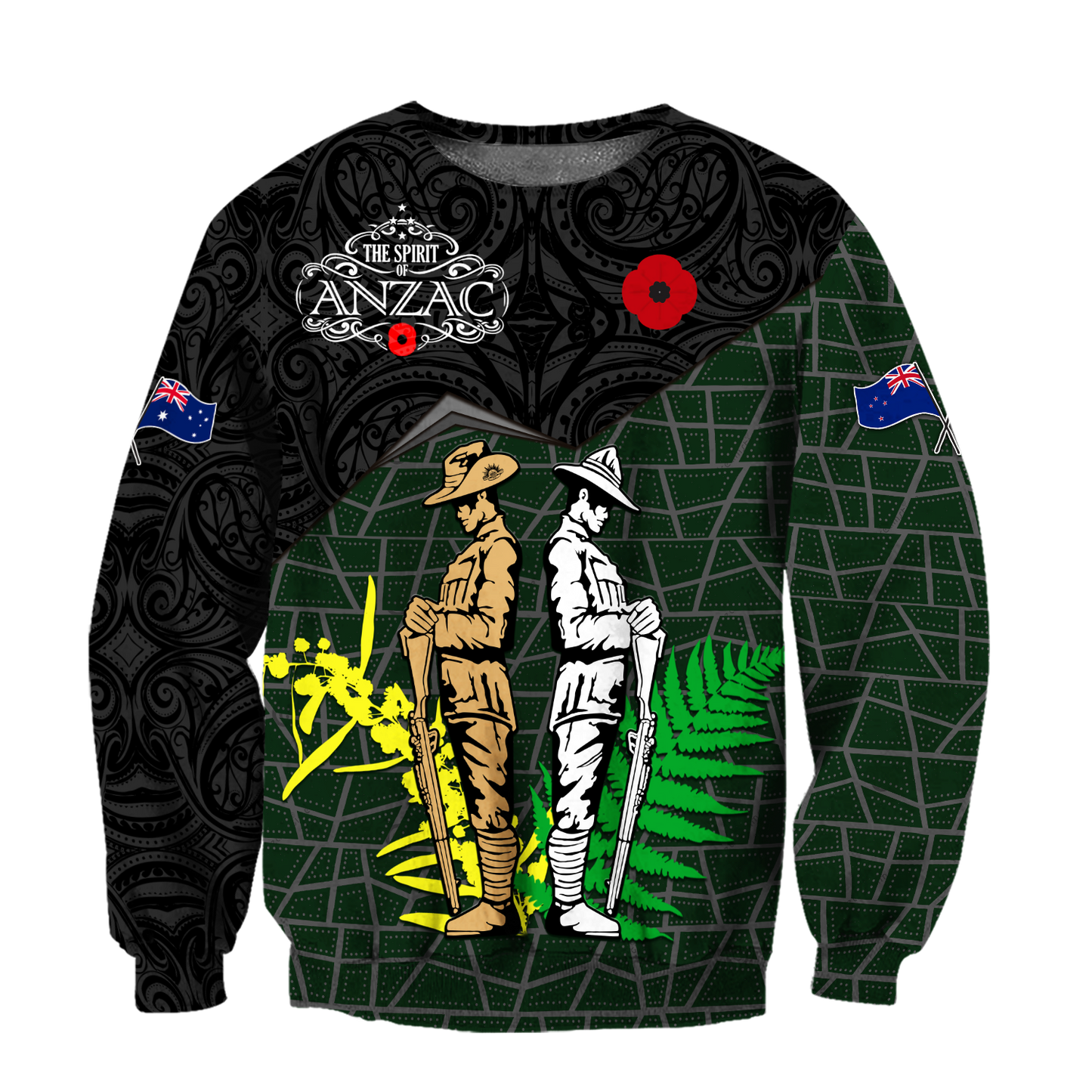 Premium Unisex Hoodie Remember Anzac Day ML