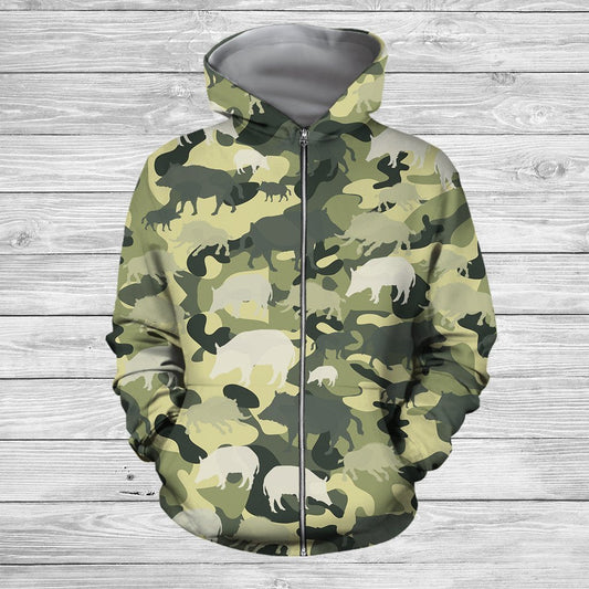 3D All Over Printed Camo Boar - Amaze Style™-Apparel