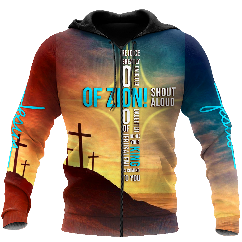 Premium Unisex Hoodie 3D All Over Printed Easter Day Christian Jesus No47 ML