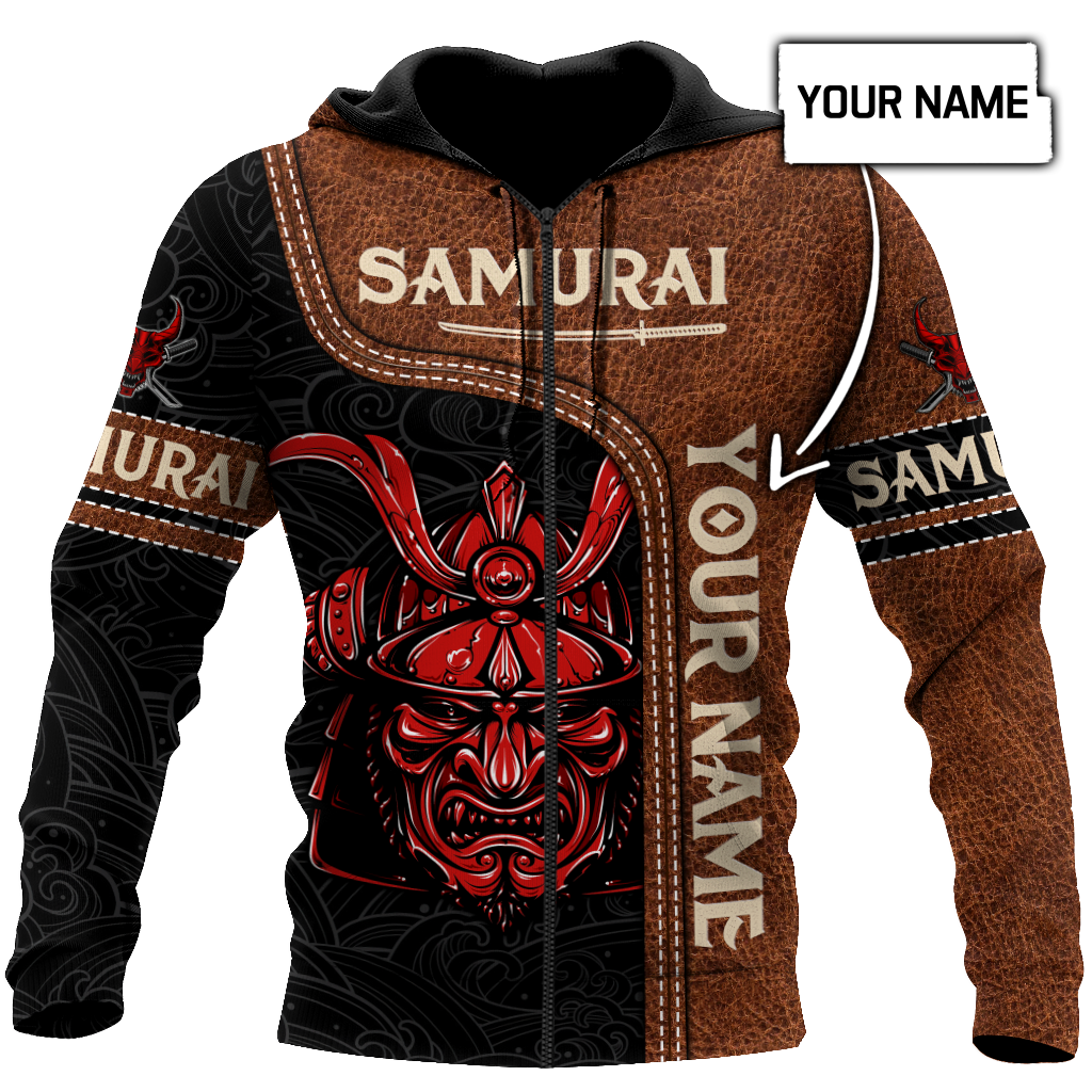 Custom Name Samurai 3D All Over Printed Unisex Shirts