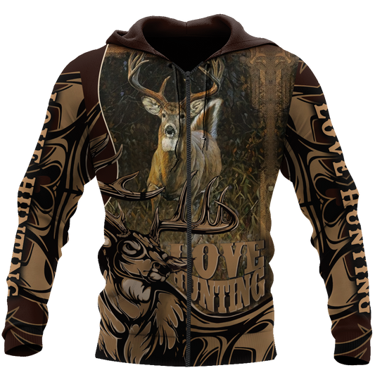 Deer Hunting 3D All Over Printed Shirts