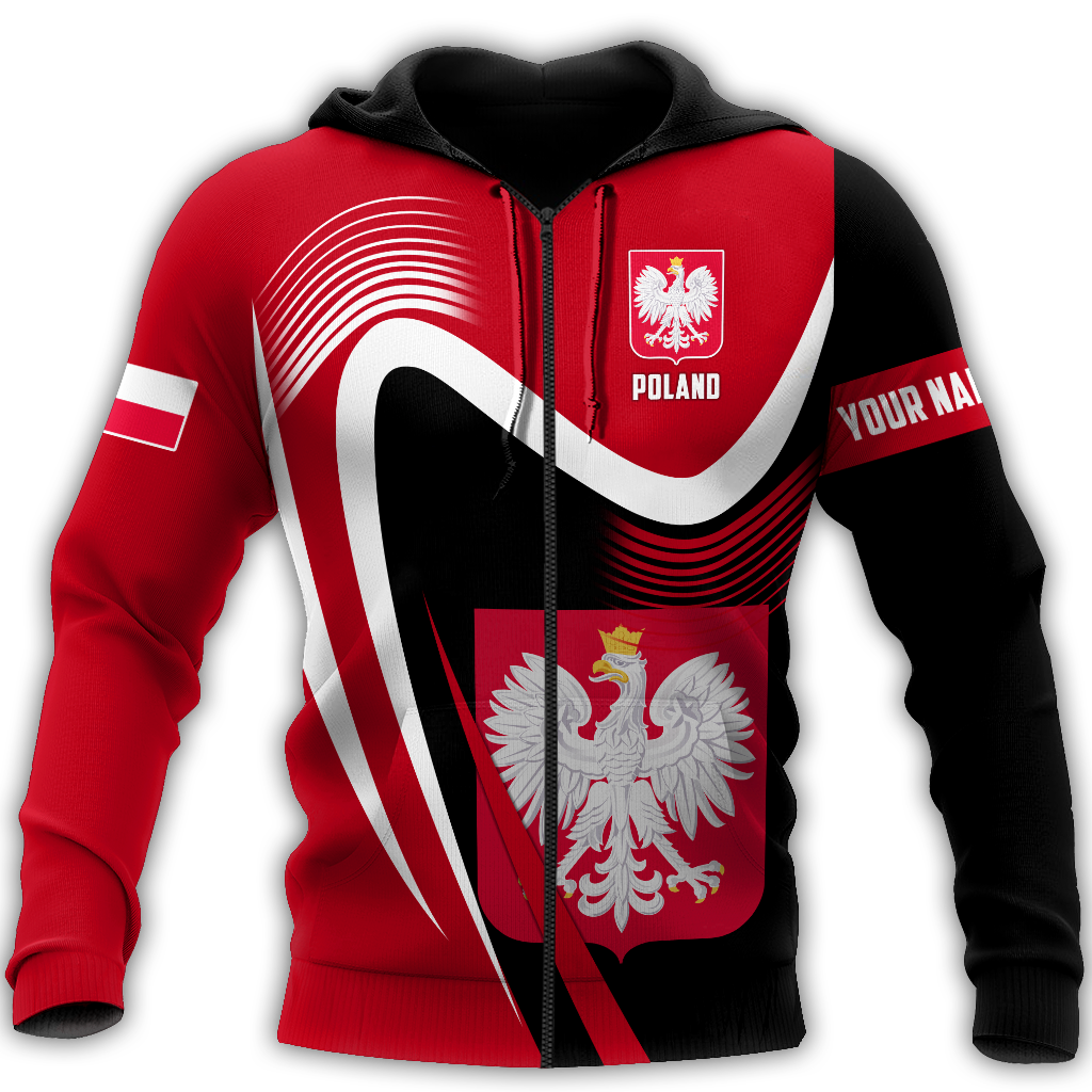 Personalized Polska 3D All Over Printed Unisex Hoodie
