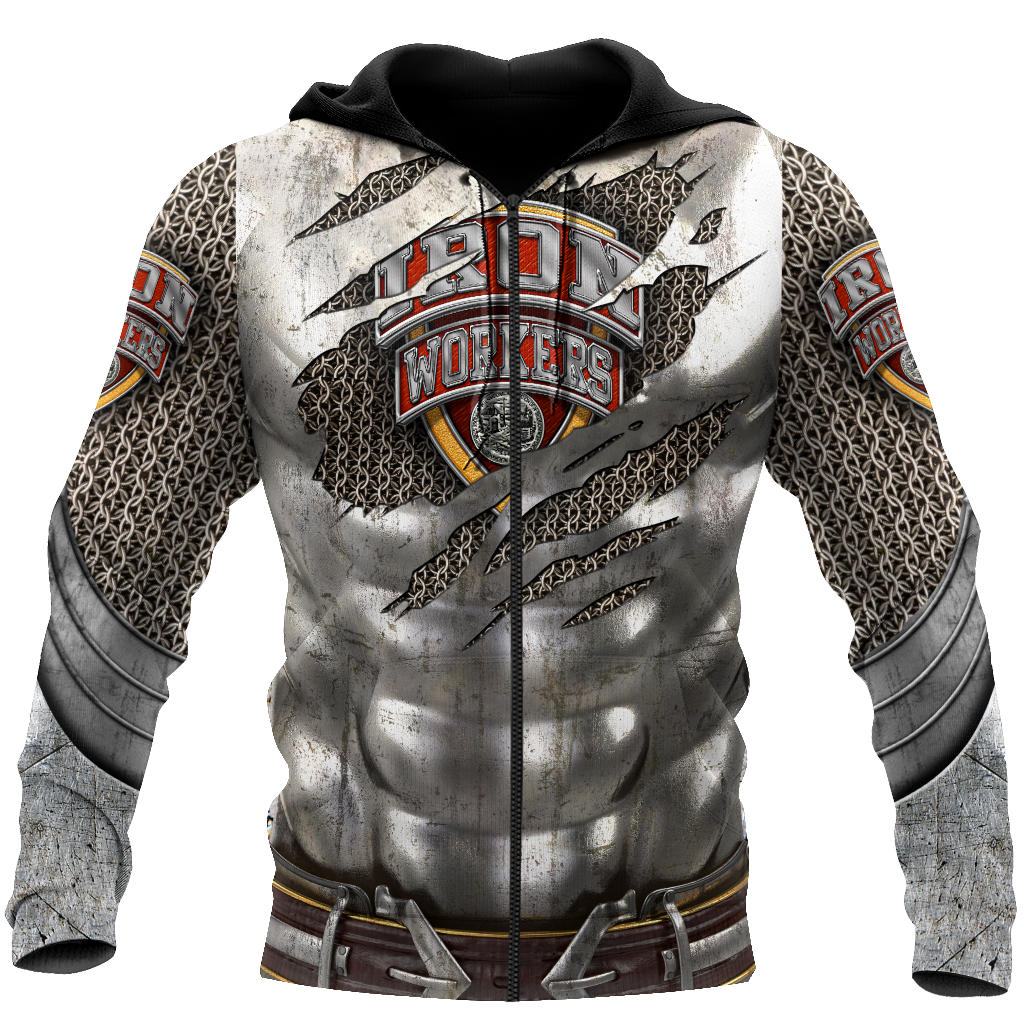 Ironworker 3D All Over Printed Unisex Hoodie