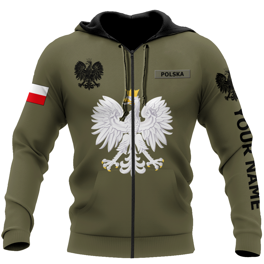 Personalized Polska 3D All Over Printed Unisex Hoodie