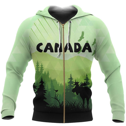 3D All Over Printed Canada Animal Hoodie PL121 - Amaze Style™-Apparel