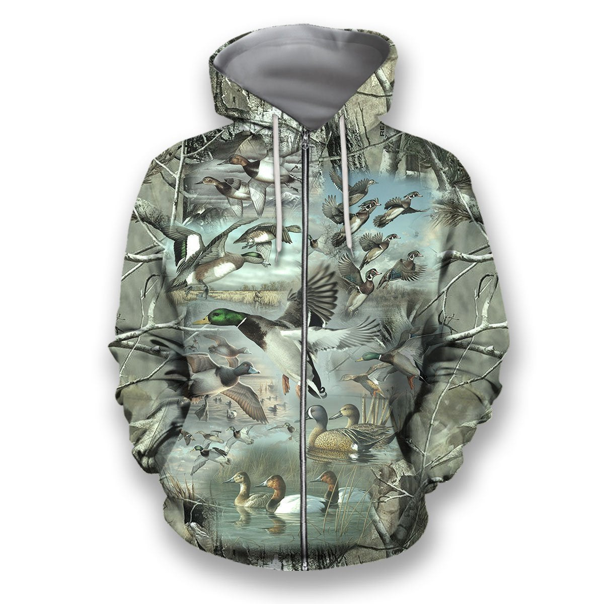 3D All Over Printed Camo Duck Hunting Shirts - Amaze Style™-Apparel