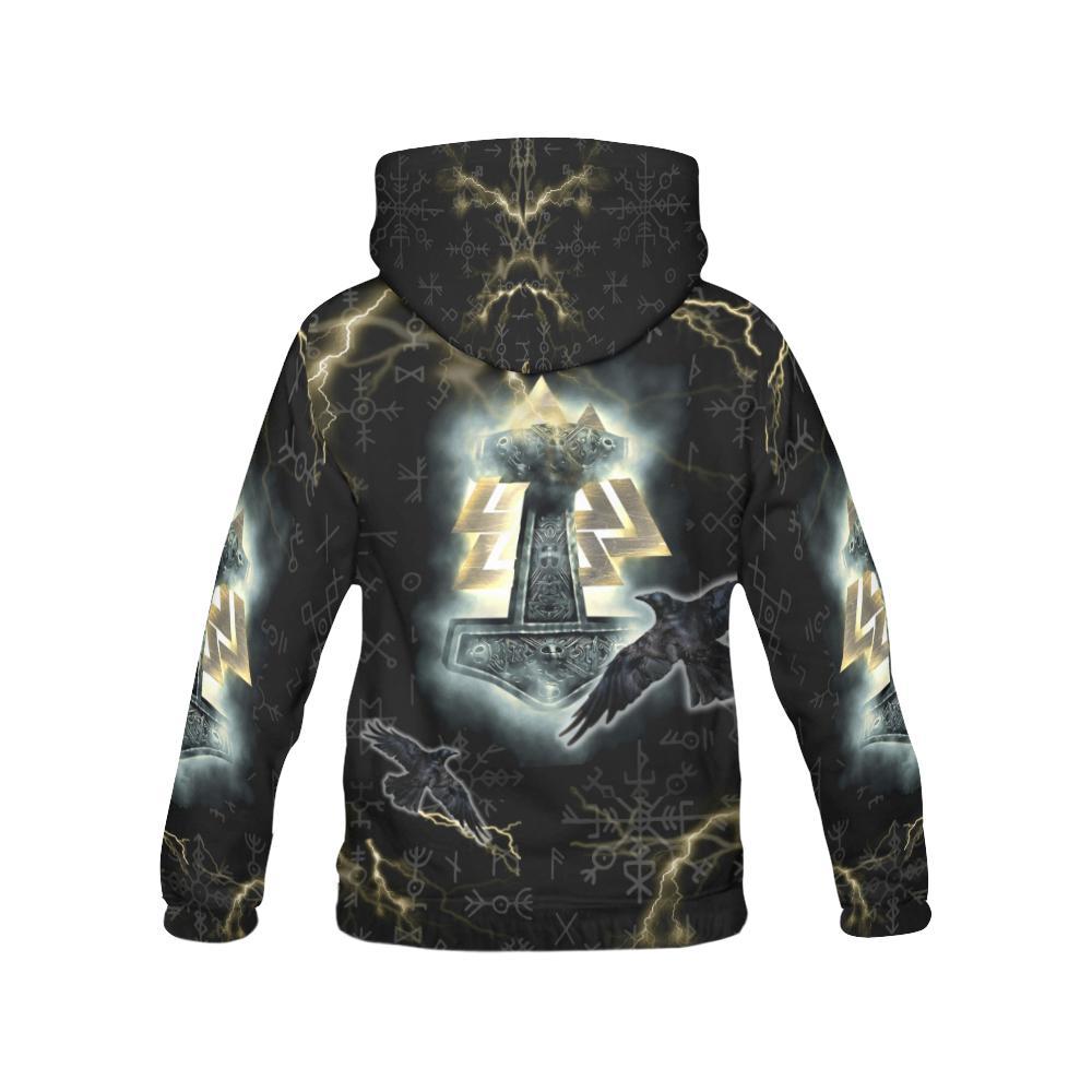 Hoodie - Mjölnir Pullover - Amaze Style™-ALL OVER PRINT HOODIES