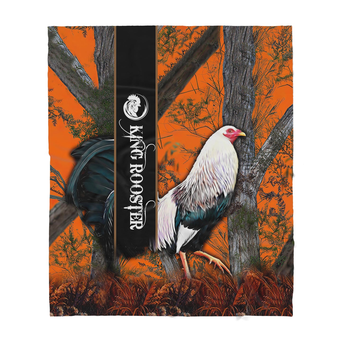 InfiniteStore 3D Printed Rooster Sherpa Blanket ML