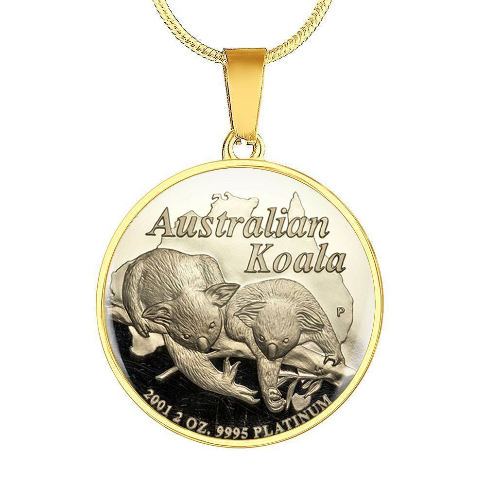 Australia Koala Coin Necklace NN8 - Amaze Styleβ’-NECKLACES