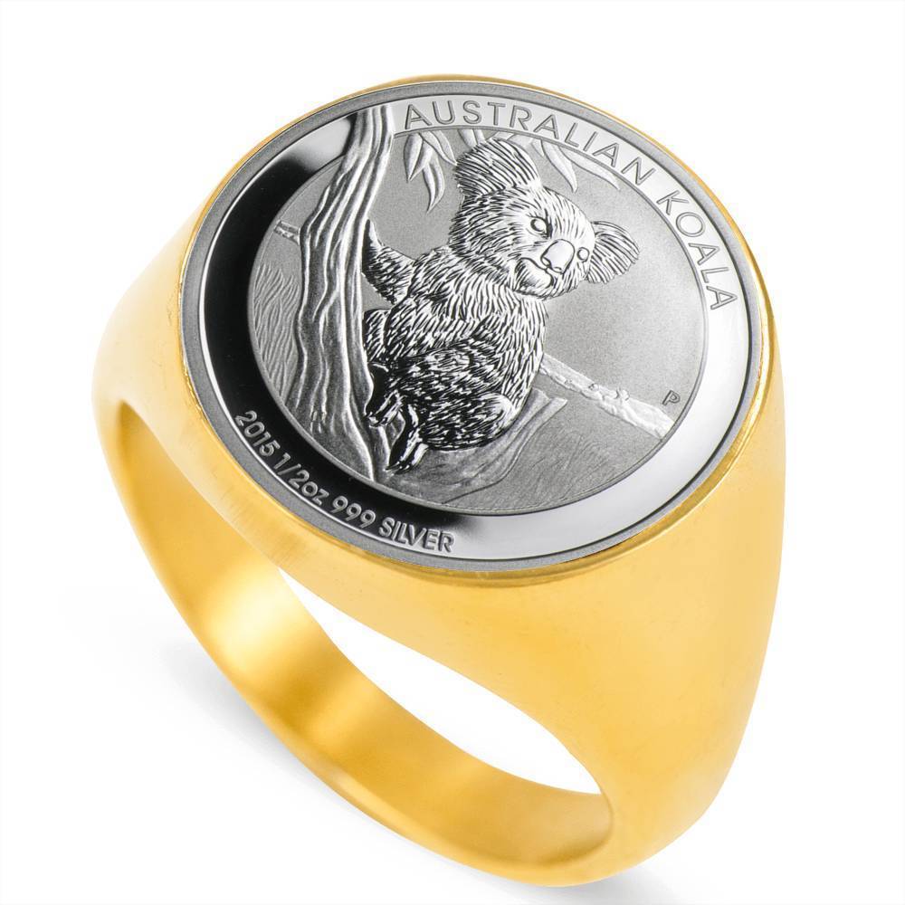Koala Coin Ring Australia 08 K5 - Amaze Styleโข-RINGS