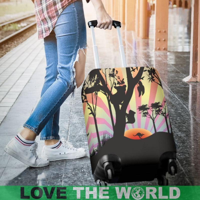 AUSTRALIA KOALA UNDER SUNSET LUGGAGE COVER K5 - Amaze Styleโข-LUGGAGE COVERS