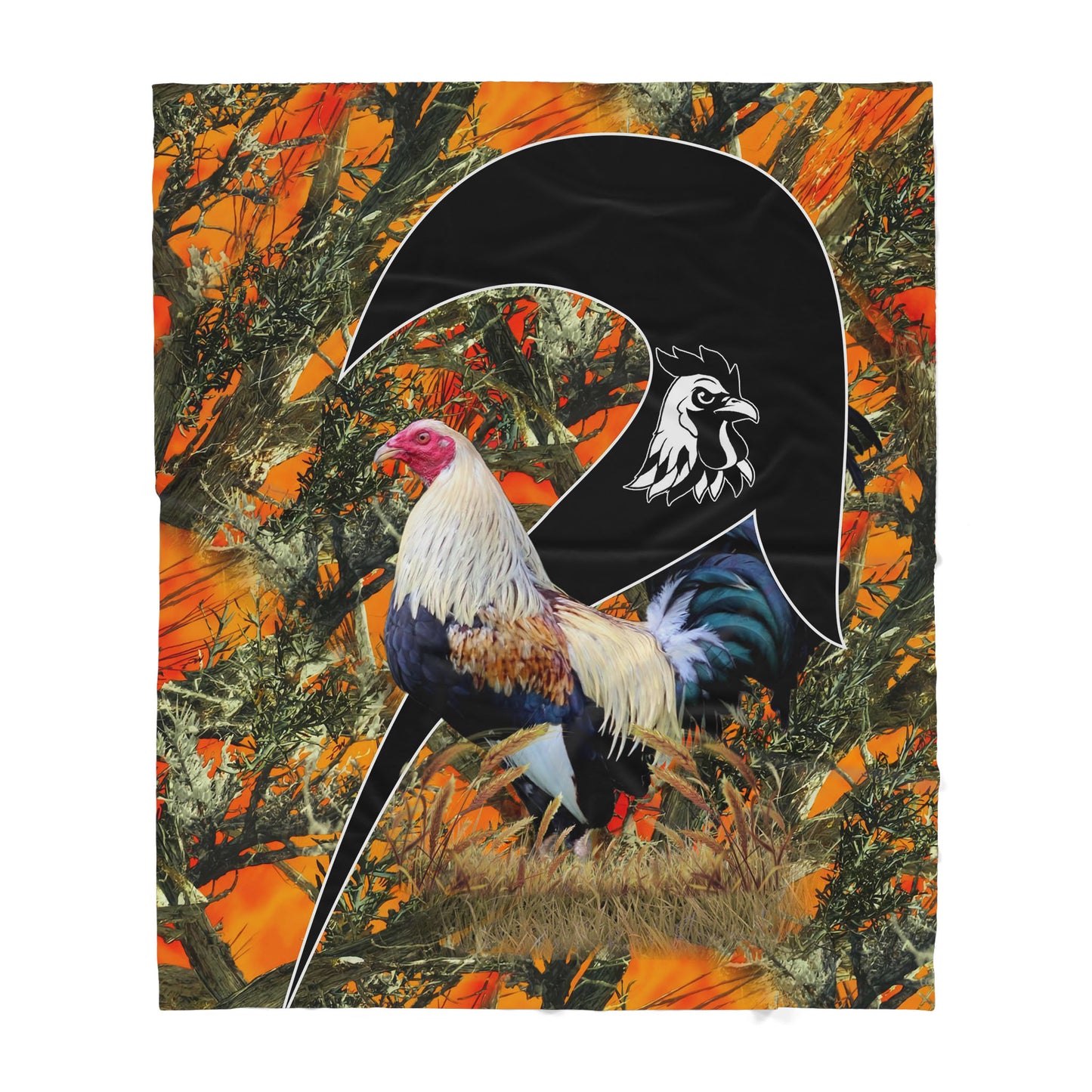 InfiniteStore 3D Printed Rooster Sherpa Blanket ML