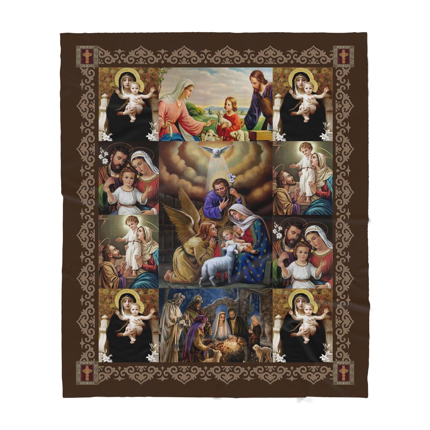 Jesus Sherpa Blanket TT