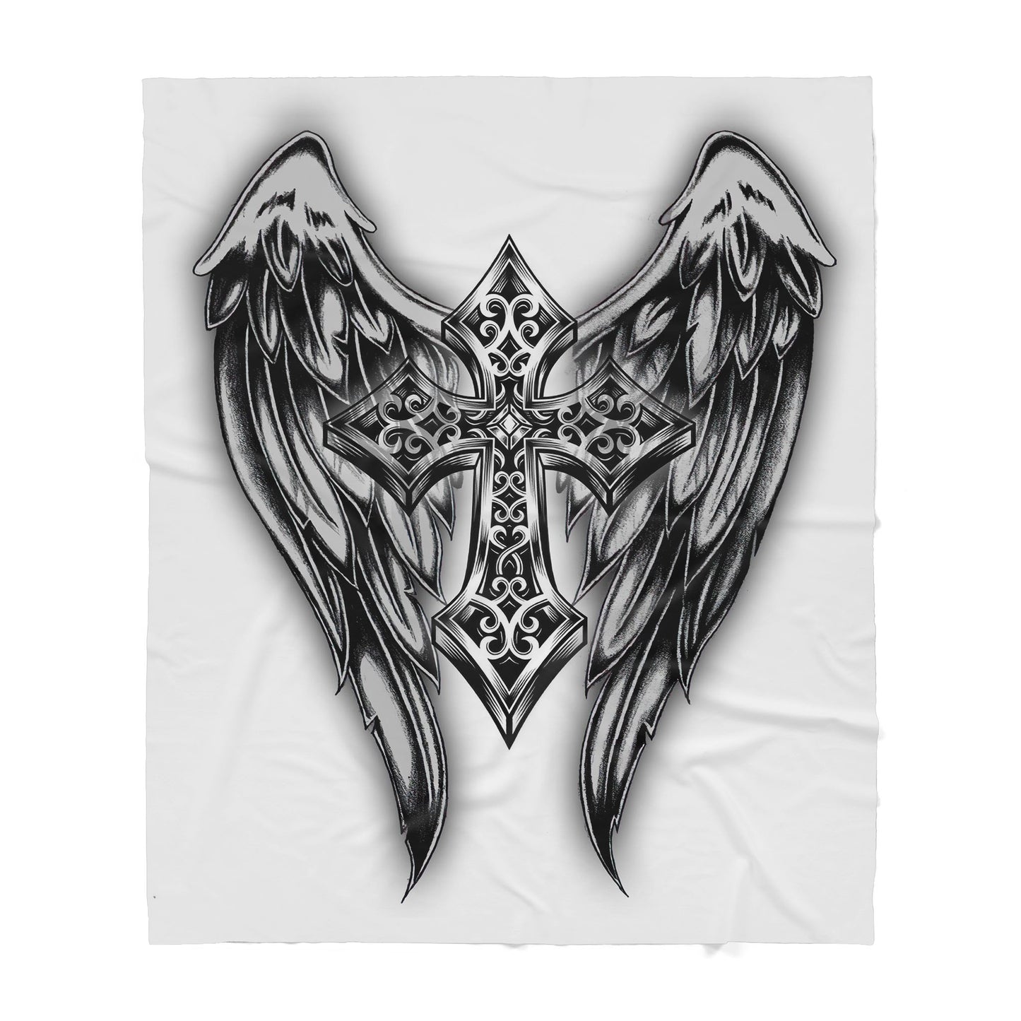 Premium Christian Jesus Catholic Tattoo Blanket - Best gift for Christian - sherpa blanket TT