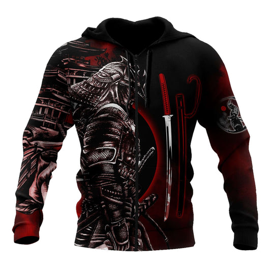 Samurai Tattoo 3D All Over Printed Unisex Shirts