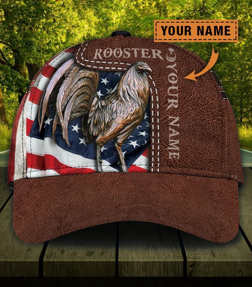Personalized Rooster 3D Printed Cap