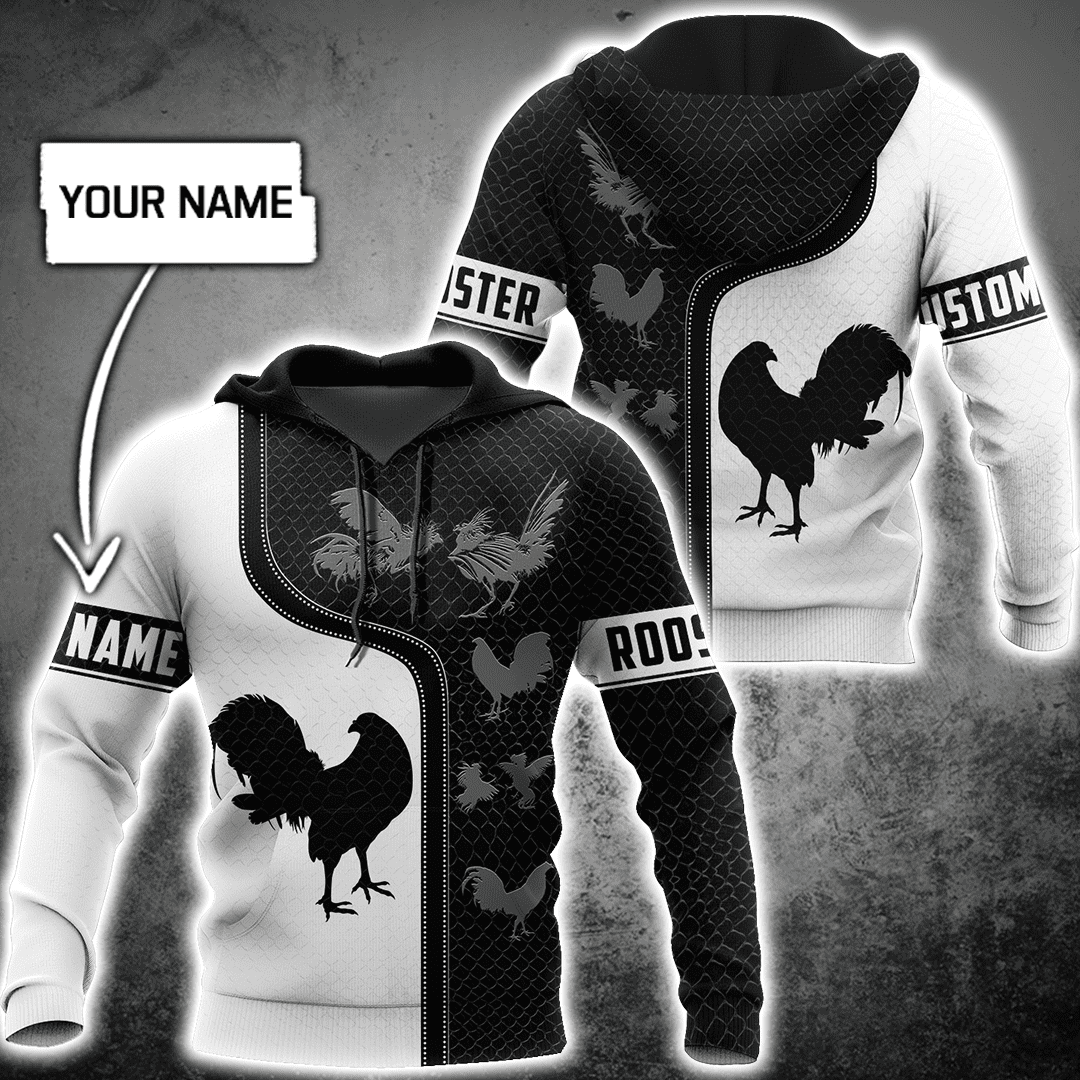 Personalized Rooster 3D Printed Unisex Shirts DD24042104