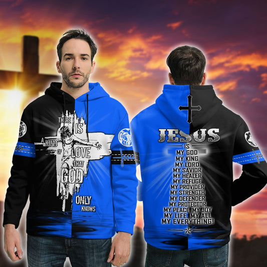 Jesus-There Is A Kind Of Love That God Only Knows Jesus 3D All Over Printed Shirts