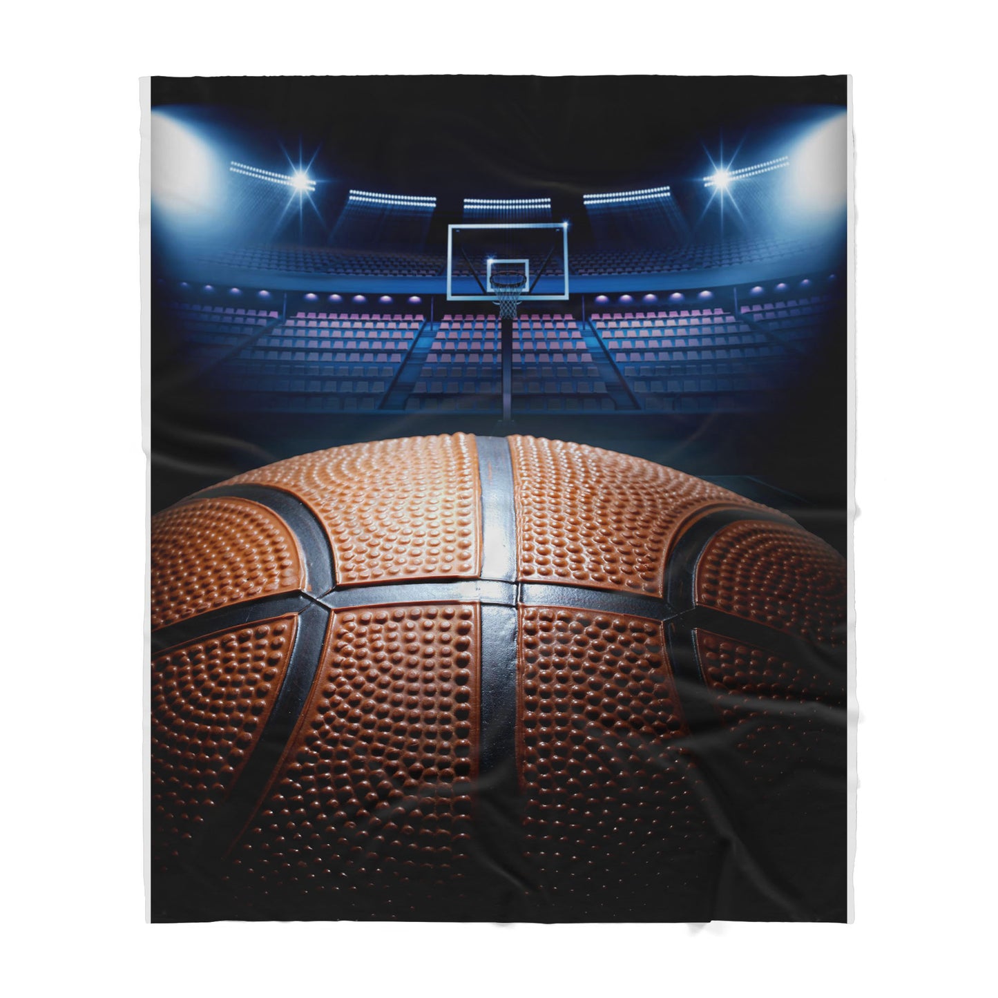 Custom Blanket Basketball - Gift For My Son - Sherpa Blanket HG