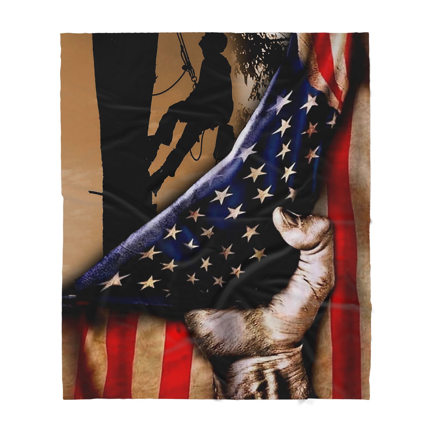 Custom Sherpa Blanket - American Arborist Blanket MEI