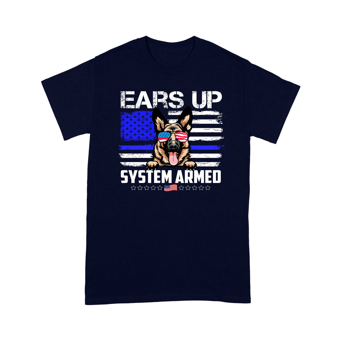 Ears Up System Armed K9 Dog Special Gift For Policeman