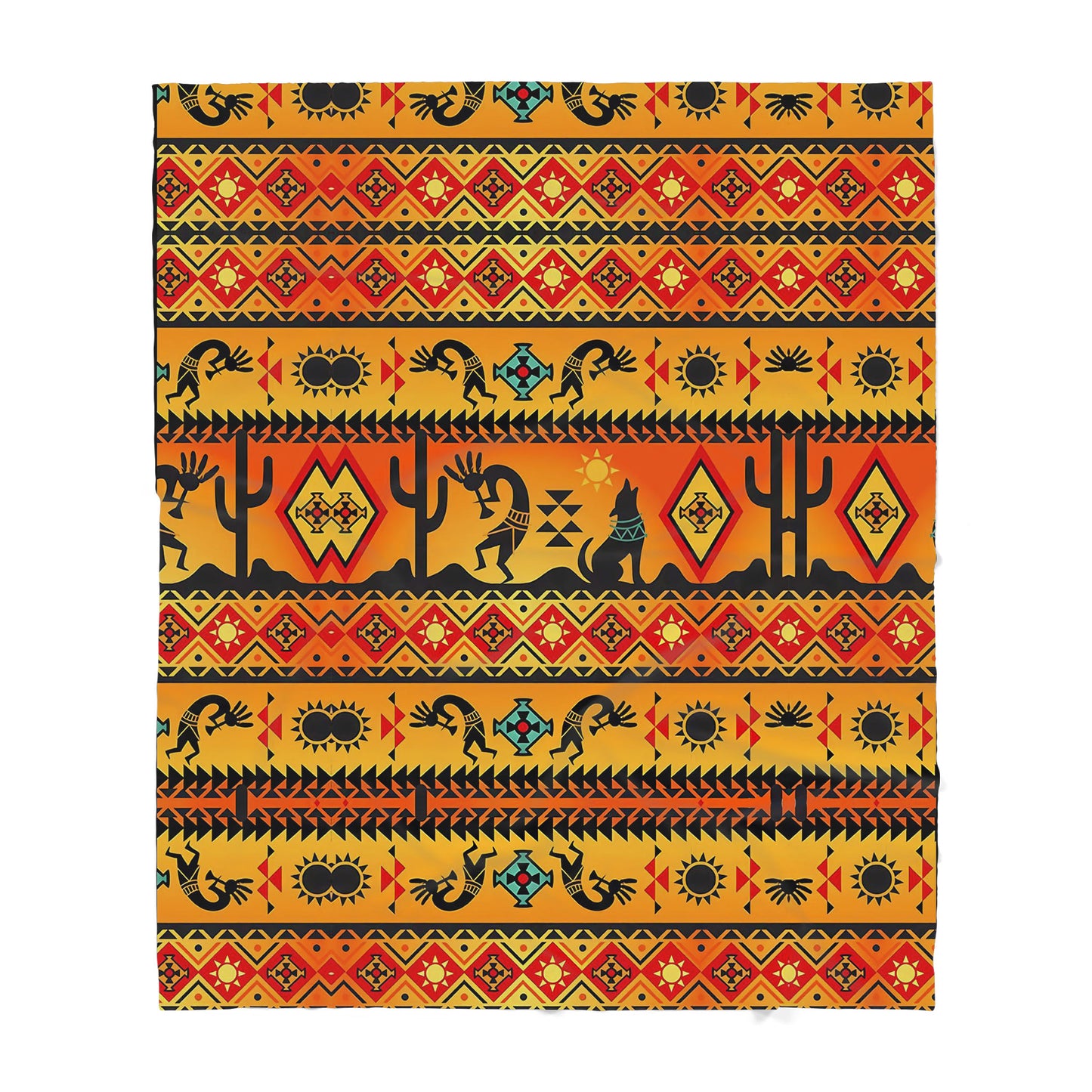 Native American Sherpa Blanket