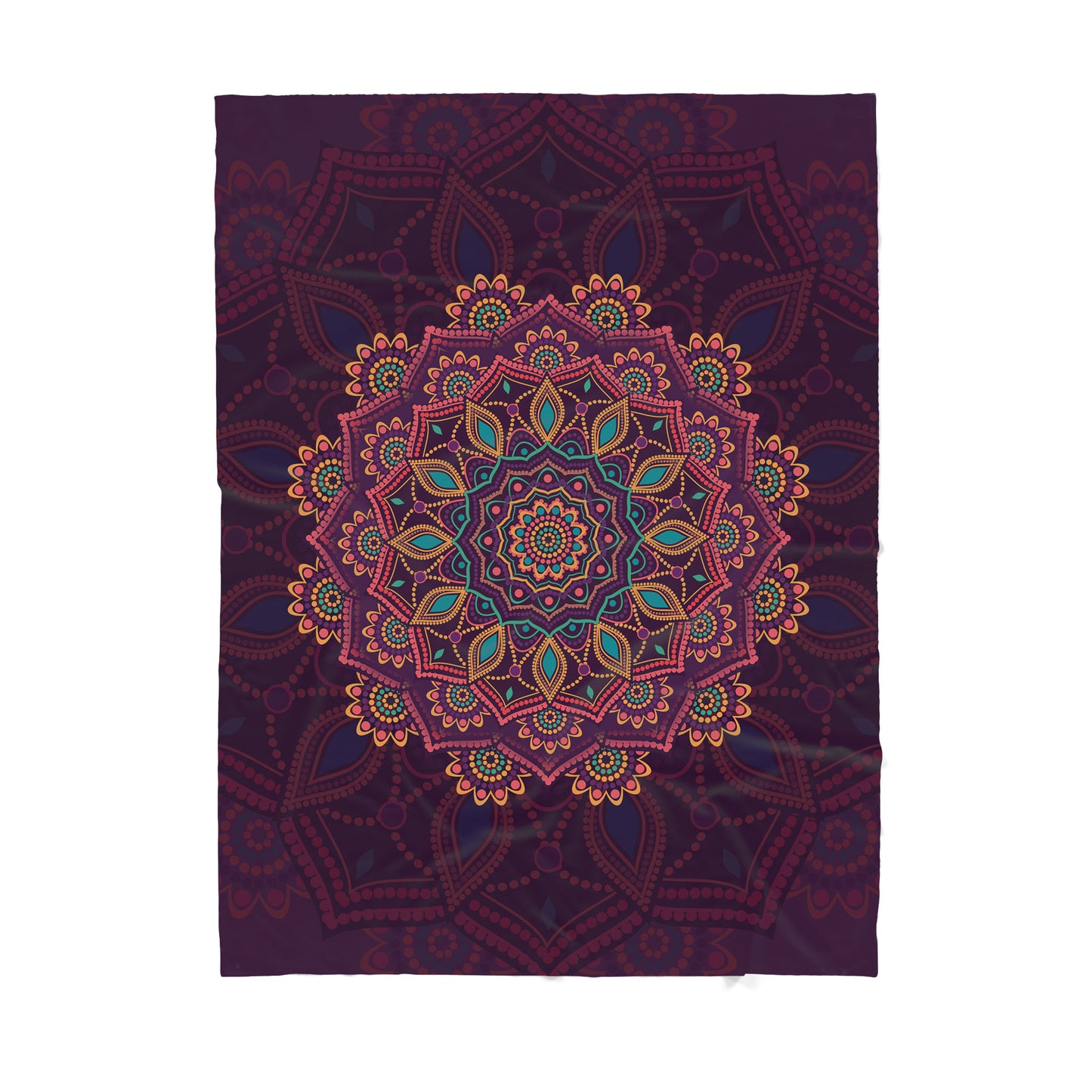 Mandala Sherpa Blanket TP