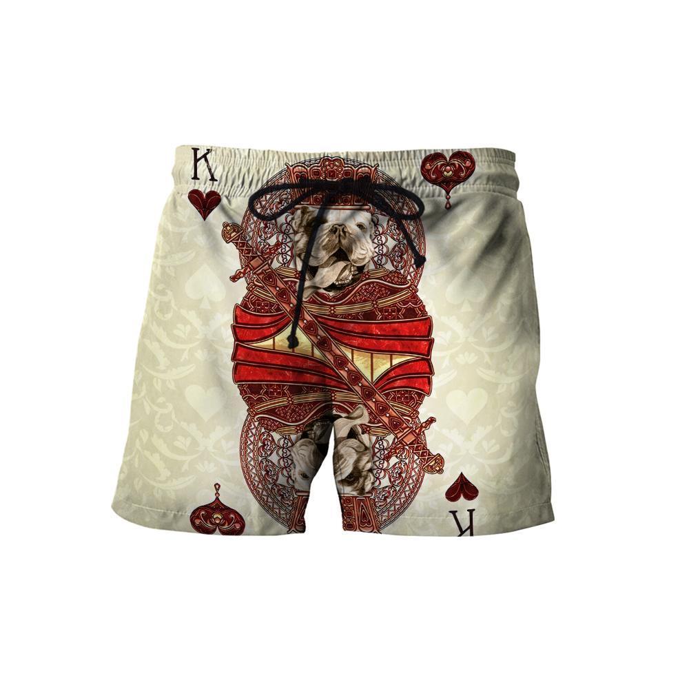 King Pitbull Poker Over Printed Hoodie