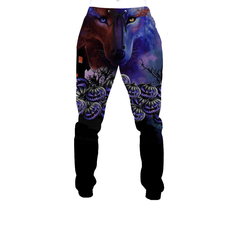 Halloween Wolf 3D All Over Printed Unisex Shirts