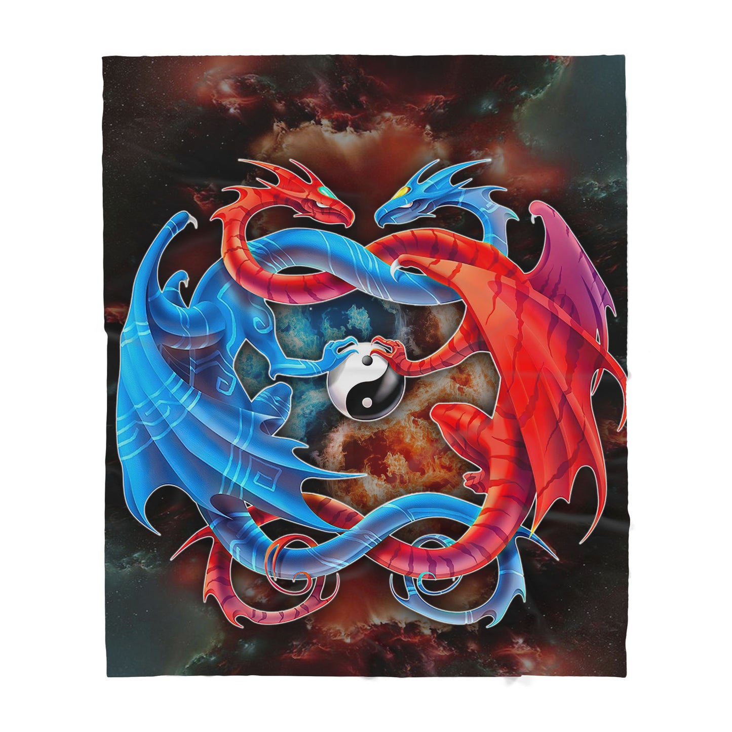 Custom Blanket Dragon - Gift For My Family - Sherpa Blanket HG