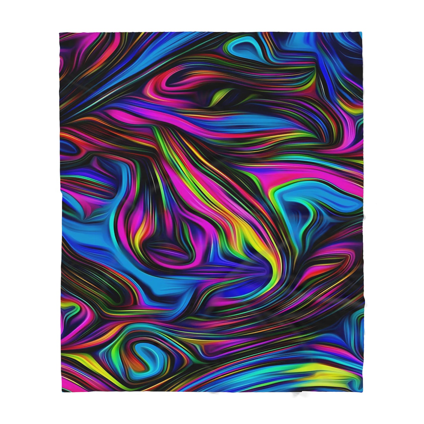 Hippie Colorful Sherpa Blanket