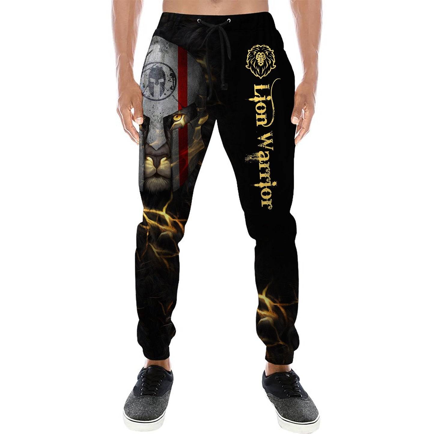 Spartan Lion Warrior 3D All Over Printed Unisex Shirts