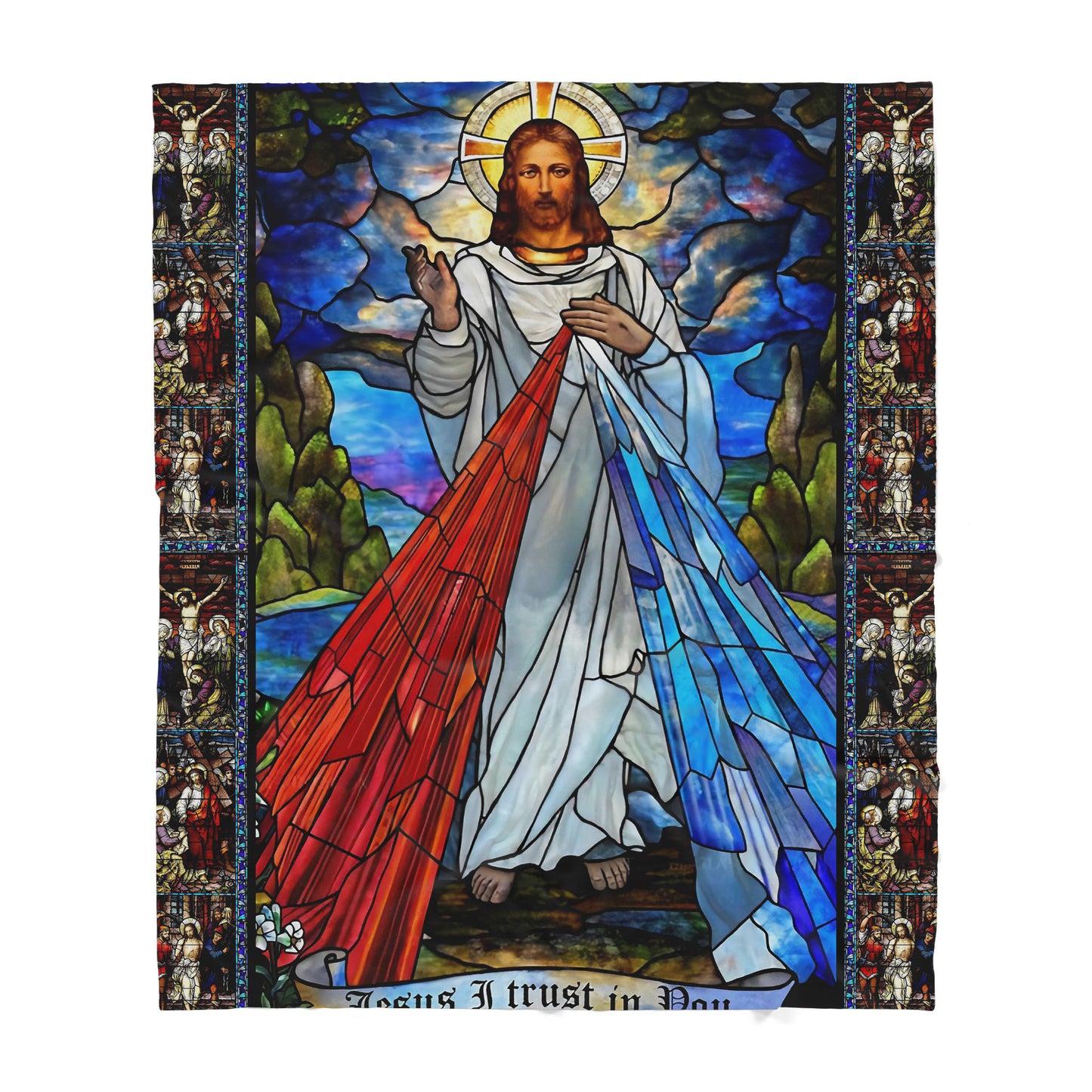 Jesus Catholic Church Blanket - Best gift for Christian - Sherpa Blanket TT
