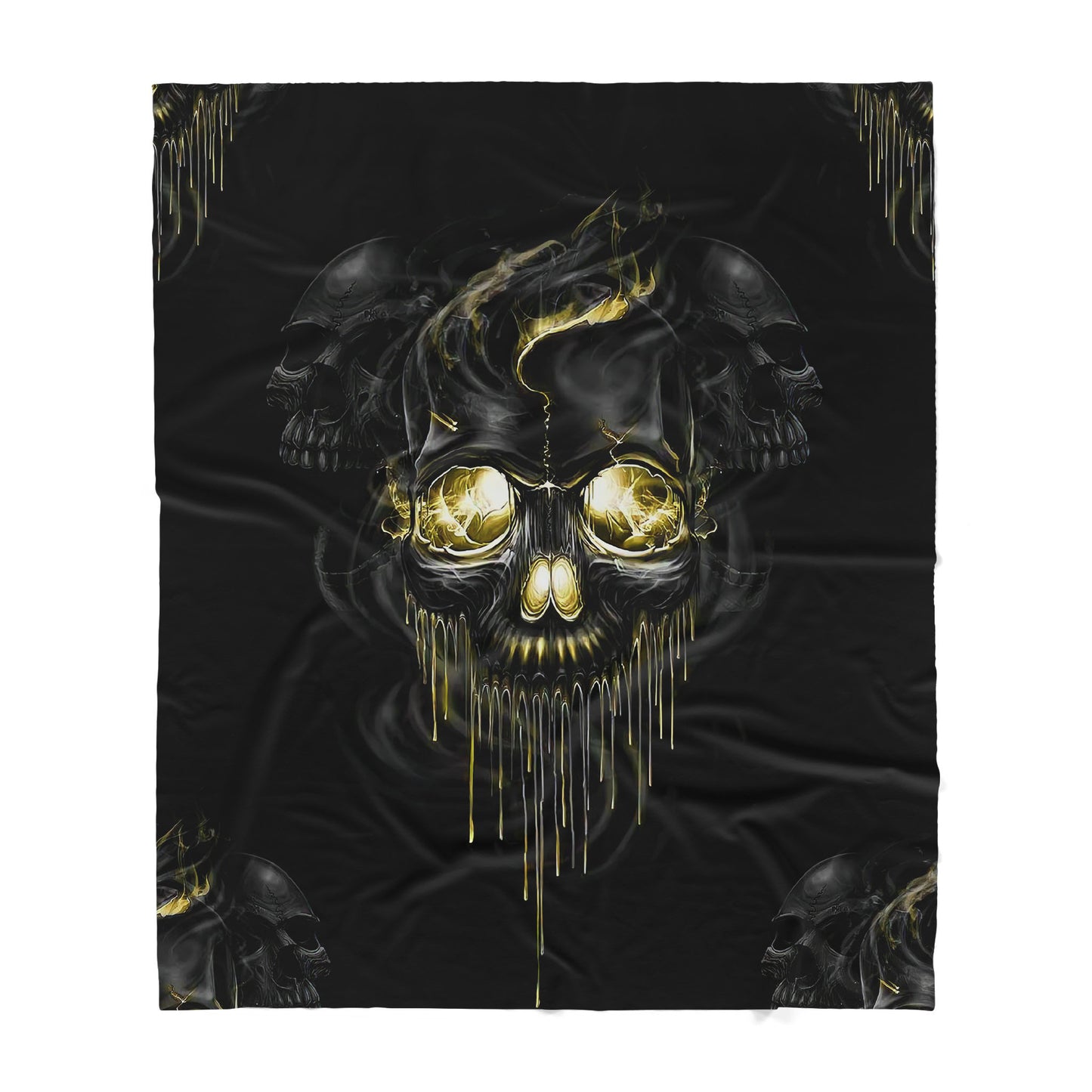 Infinite Store 3D Printed Skull Sherpa Blanket PL
