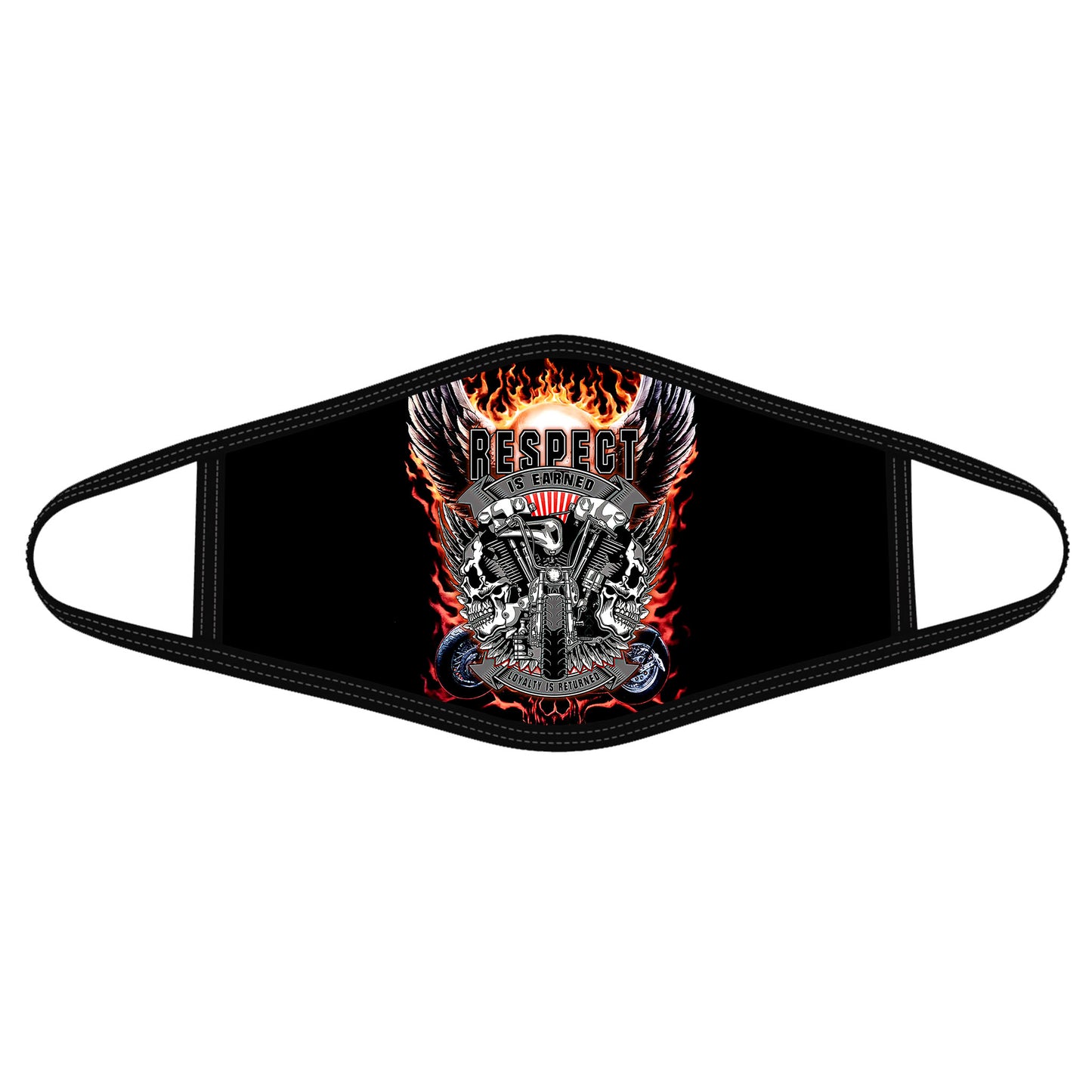 Premium Skull 3D All Over Printed Face Mask PL
