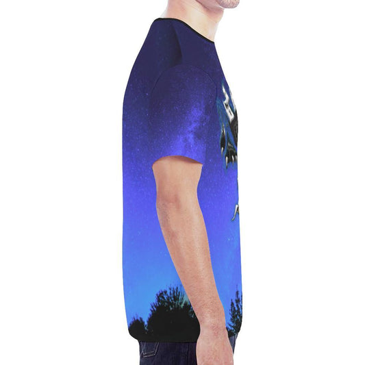Viking T-shirt - Fenrir In The Sky A6 - Amaze Style™-NEW ALL OVER PRINT T-SHIRTS